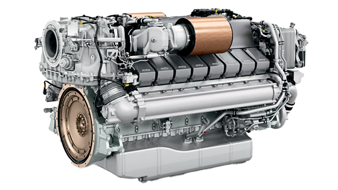 Дизельный двигатель MTU 12V 2000 M61